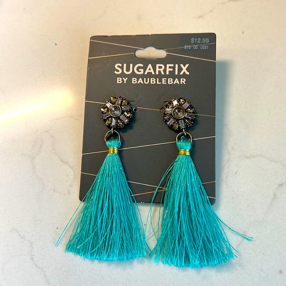 NWT Baublebar beautiful Tassel earrings
